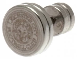 Image of Stainless Steel Leicester City Crest Stud Earring