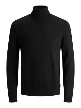 image of JACK & JONES Rollneck Knitted Pullover Men Black