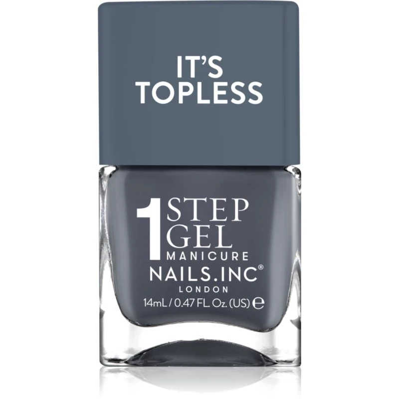 Image of Nails Inc. It's Topless gel nail polish with long-lasting effect shade Emily 14 ml