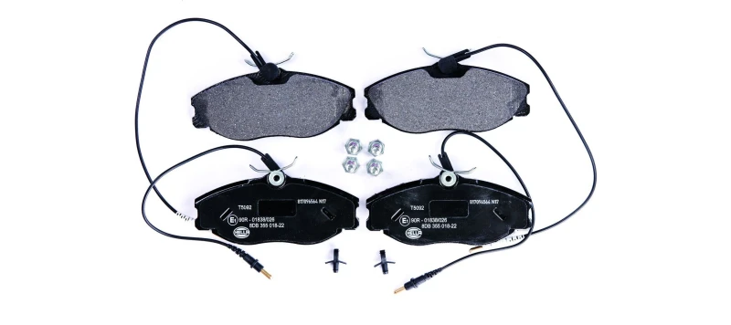 Image of HELLA Brake pad set HELLA 8DB 355 018-221