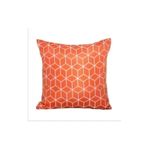 Image of Orange Geometric Scatter Cushion - Pack of 2