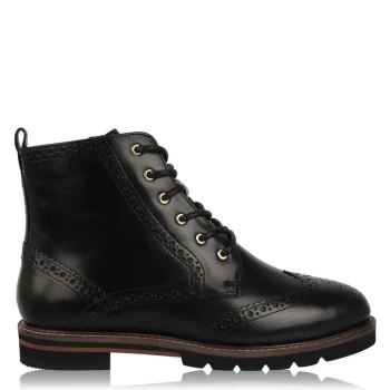 Image of Firetrap Brogue Boots Womens - Black