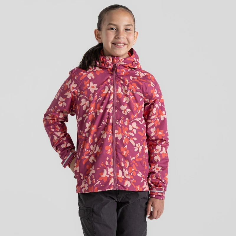 Image of Craghoppers Sylvie Jacket Duskhibprint unisex 9-10yrs