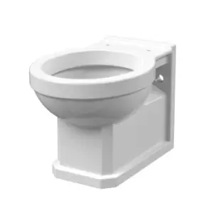 Image of Hudson Reed Carlton Wall Hung Pan - White
