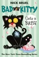 Image of bad kitty gets a bath