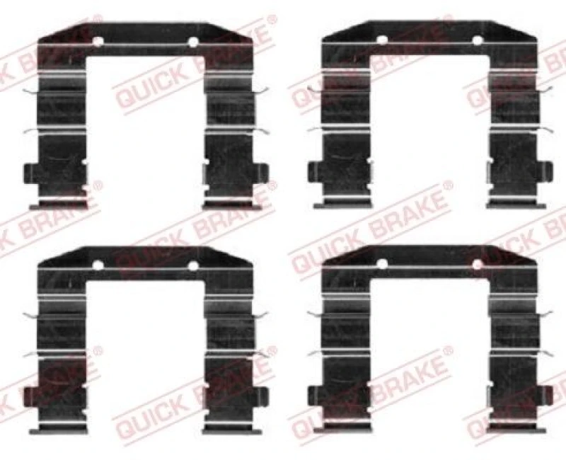 Image of QUICK BRAKE Brake pad fitting kit QUICK BRAKE 109-0037