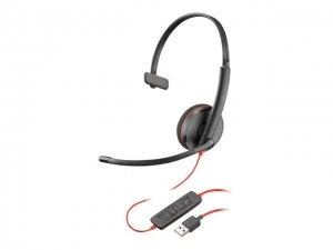 Image of Plantronics Blackwire C3210 Mono USBA Black Headset