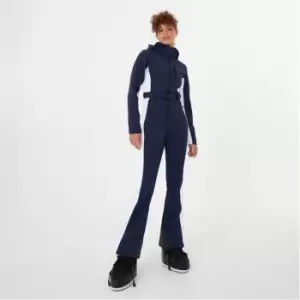 image of Jack Wills One Stripe Ski Suit Womens - Blue