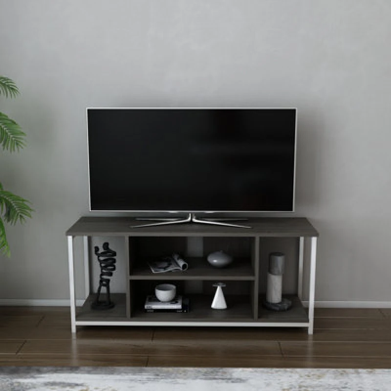 Image of Decorotika Rinaldo TV Stand TV Unit For Tv's Up To 63" White Wenge