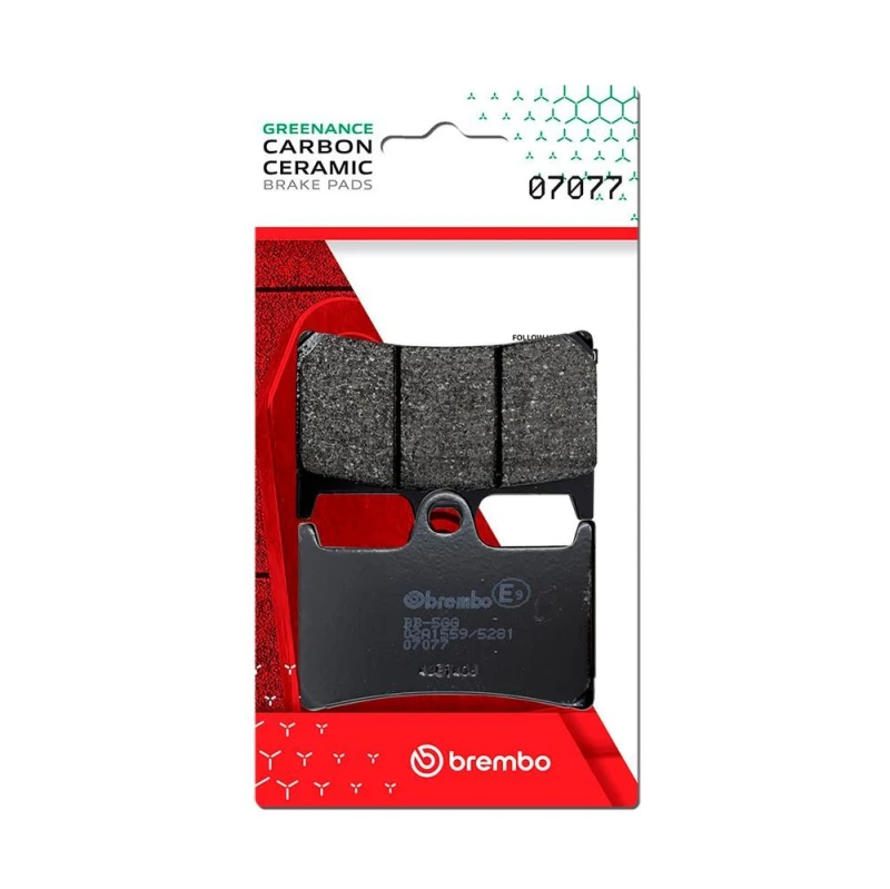 Image of BREMBO Brake pad set BREMBO 07077