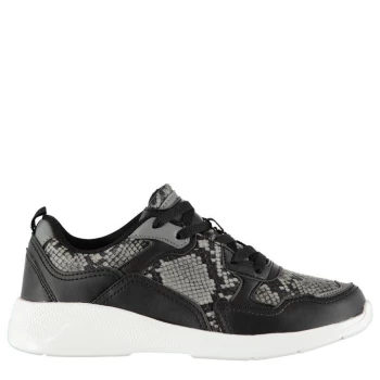 Image of Fabric Corso Trainers Ladies - Blk/Grey/Snake