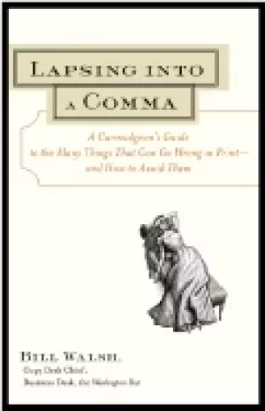 Image of lapsing into a comma a curmudgeons guide to the many things that can go wro