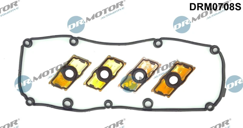 Image of DR.MOTOR AUTOMOTIVE Gasket Set, cylinder head cover DR.MOTOR AUTOMOTIVE DRM0708S