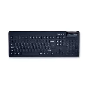 image of Cherry AKC8200 Hygiene Keyboard with Integrated Smartcard Reader Black