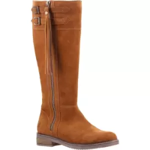 Image of Hush Puppies Womens Katherine Slip On Leather Warm Boots UK Size 3 (EU 36)