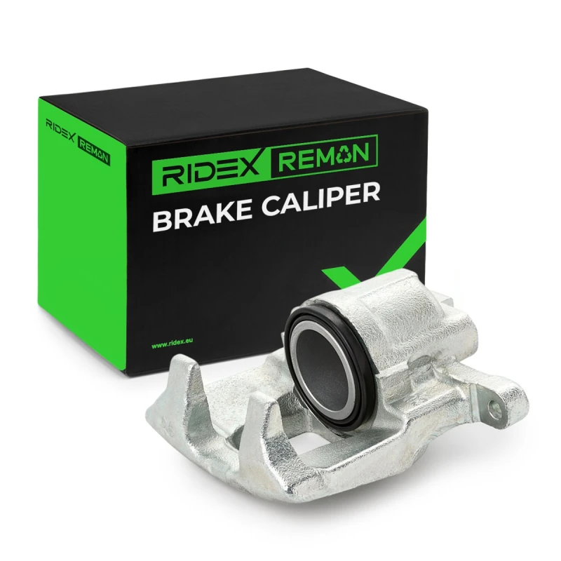 Image of RIDEX REMAN 78B1069R Brake caliper Rear Axle, with holding frame Cast Iron Brake Caliper (78)