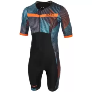 Zone3 Activate Plus Momentum Short Sleeve Tri Suit - Black