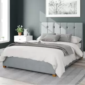 Image of Hepburn Malham Weave Ottoman Bed Frame Sky