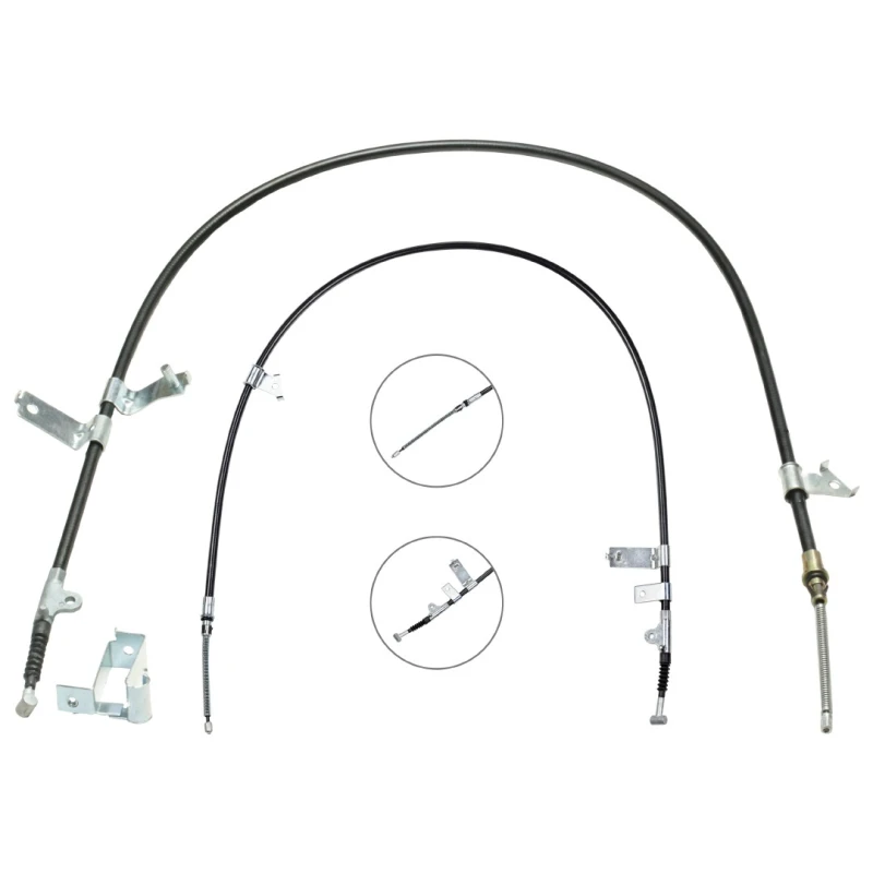 Image of RIDEX 124C1227 Brake Cable Left Rear Cable,parking brake (124)
