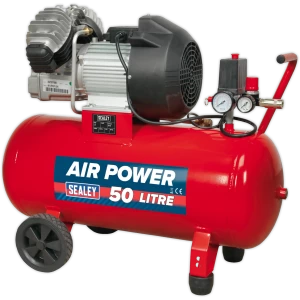 image of Sealey SAC05030 Air Compressor 50 Litre 240v