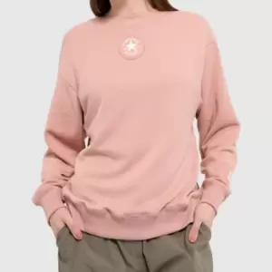 Converse Chuck Taylor Crew Sweatshirt In Pink