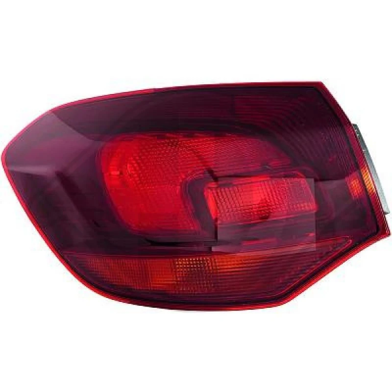 Image of DIEDERICHS 1807790 Rear light Outer section, without bulb holder, Right Combination Rearlight (391)