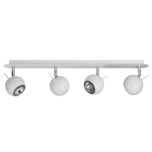 image of Rocca 4 Light Spotlight Bar Glossy White