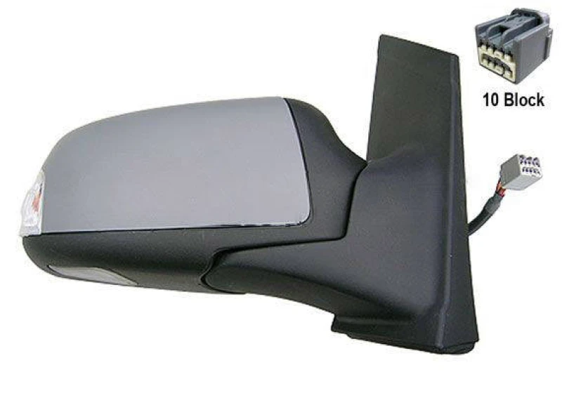 Image of ALKAR 6152400 Wing mirror Right, Electric, with Peripheral Lighting, primed Outside Mirror (50)