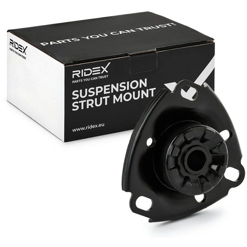 Image of FEBI BILSTEIN 03487 Top strut mount Front Axle, without ball bearing Elastomer Suspension Strut Support Bearing (1180)