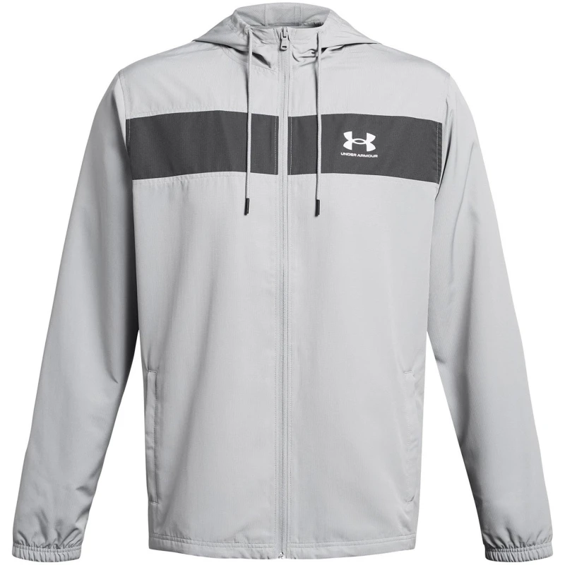 Image of Under Armour Armour UA Sportstyle Windbreaker Jacket Mens - Grey Grey S