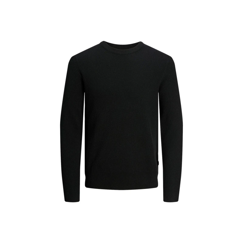 Image of Jack and Jones Perfect Knit Sweat Shirt Crew Sweaters Sml Black 29356903055