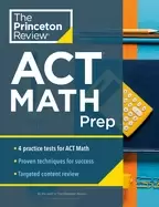 Image of princeton review act math prep 4 practice tests review strategy for the act