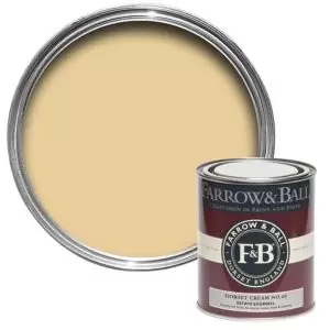 Image of Farrow & Ball Estate Dorset Cream No. 68 Eggshell Paint, 750Ml