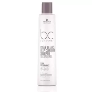 Image of Schwarzkopf BC CP Clean Balance Deep Cleansing Shampoo 250ml