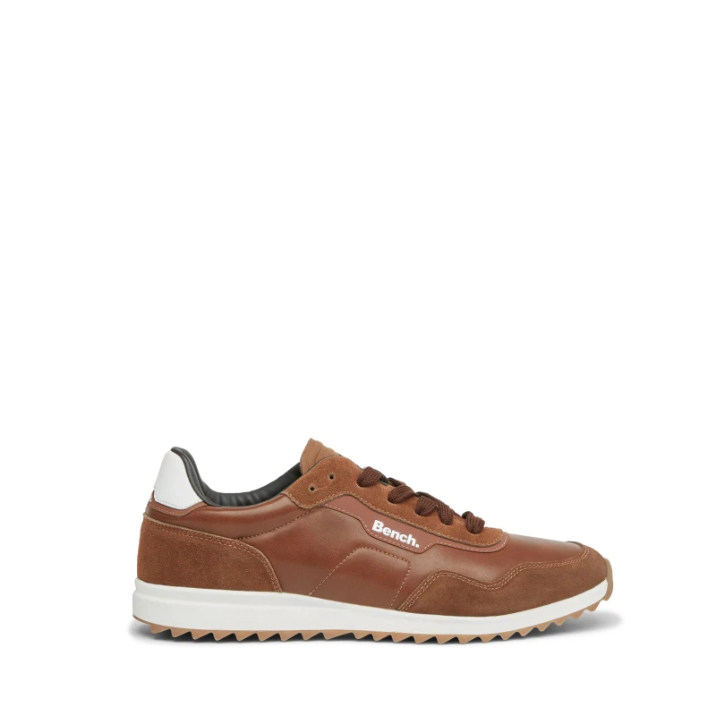 Image of Bench Mens Brooke Low-Top Trainers Tan male 7 (41)