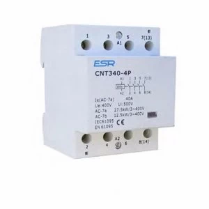 Image of ESR 4 Pole Contactor Module For Domestic Consumer Units - 40A