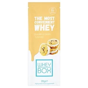 Image of Whey Box Cookies Cream Whey Protein Sachet 20g