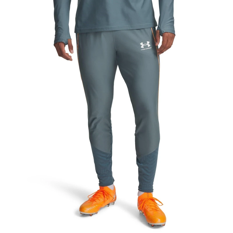 Image of Under Armour Mens Chal Performance Tracksuit Bottom Grey/Orange male L