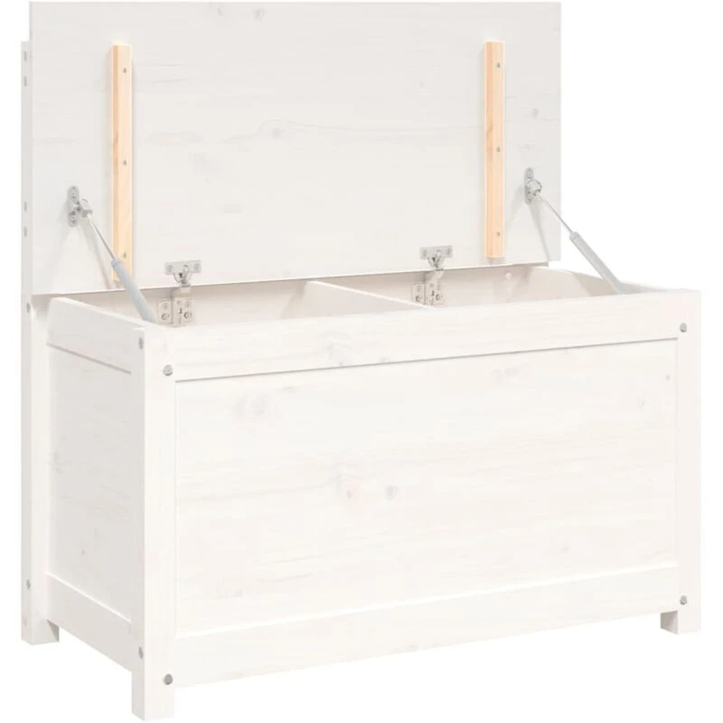 Image of VIDAXL Bench White 80x41x77cm Solid Wood Pine Vidaxl 823550