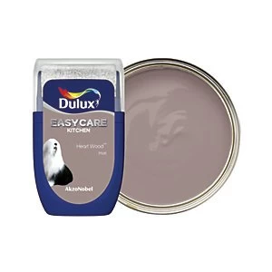 Image of Dulux Easycare Kitchen Heart Wood Matt Emulsion Paint 30ml