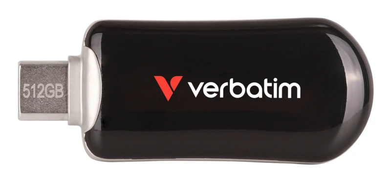 Image of Verbatim Plectra USB-C Flash Drive Black 512GB