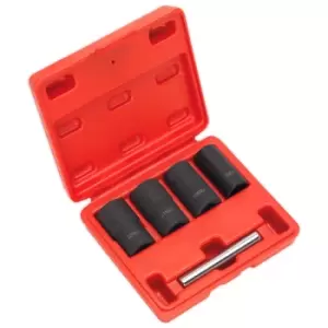 image of Sealey SX201 Locking Wheel Nut Removal Set 5pc 1/2"Sq Drive