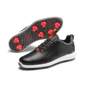 Puma IGNITE PWRADAPT Leather 2.0 Golf Shoes - Black - UK11