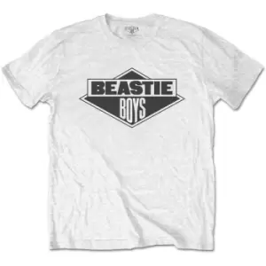 Image of The Beastie Boys - B&W Logo Unisex XX-Large T-Shirt - White