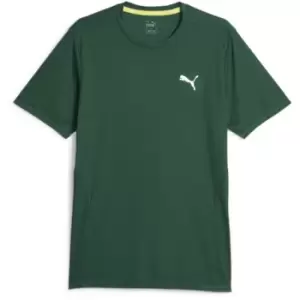 image of Puma Run Favourite Mens T-Shirt - Green