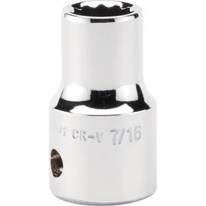 Image of Draper Expert 1/2" Drive Hi Torq Bi Hexagon Socket Imperial 1/2" 7/16"