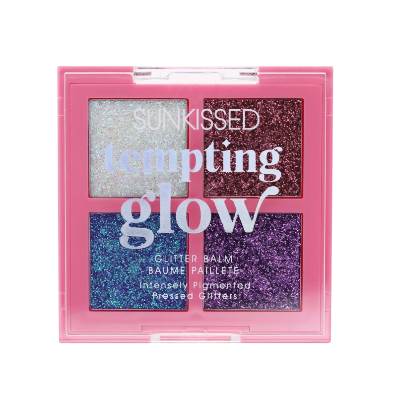 Image of Sunkissed Tempting Glow Glitter Balm Eyeshadow Palette 6.4g