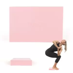 image of Extra Large Foam Yoga Block - Dusty Pink