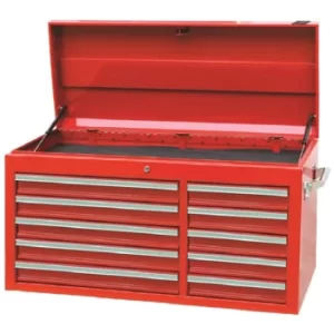 image of 10-Drawer Extra Large Top Chest with Large Top Cabinet