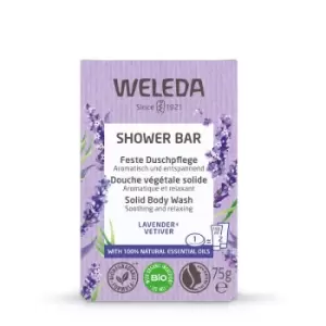 image of Weleda Shower Bar Lavender + Vetiver 75 g